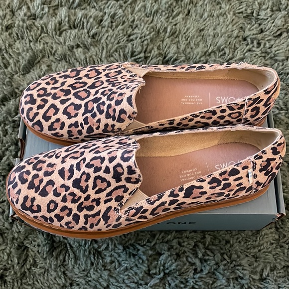 Leopard Toms Shoes - Picture 2 of 6